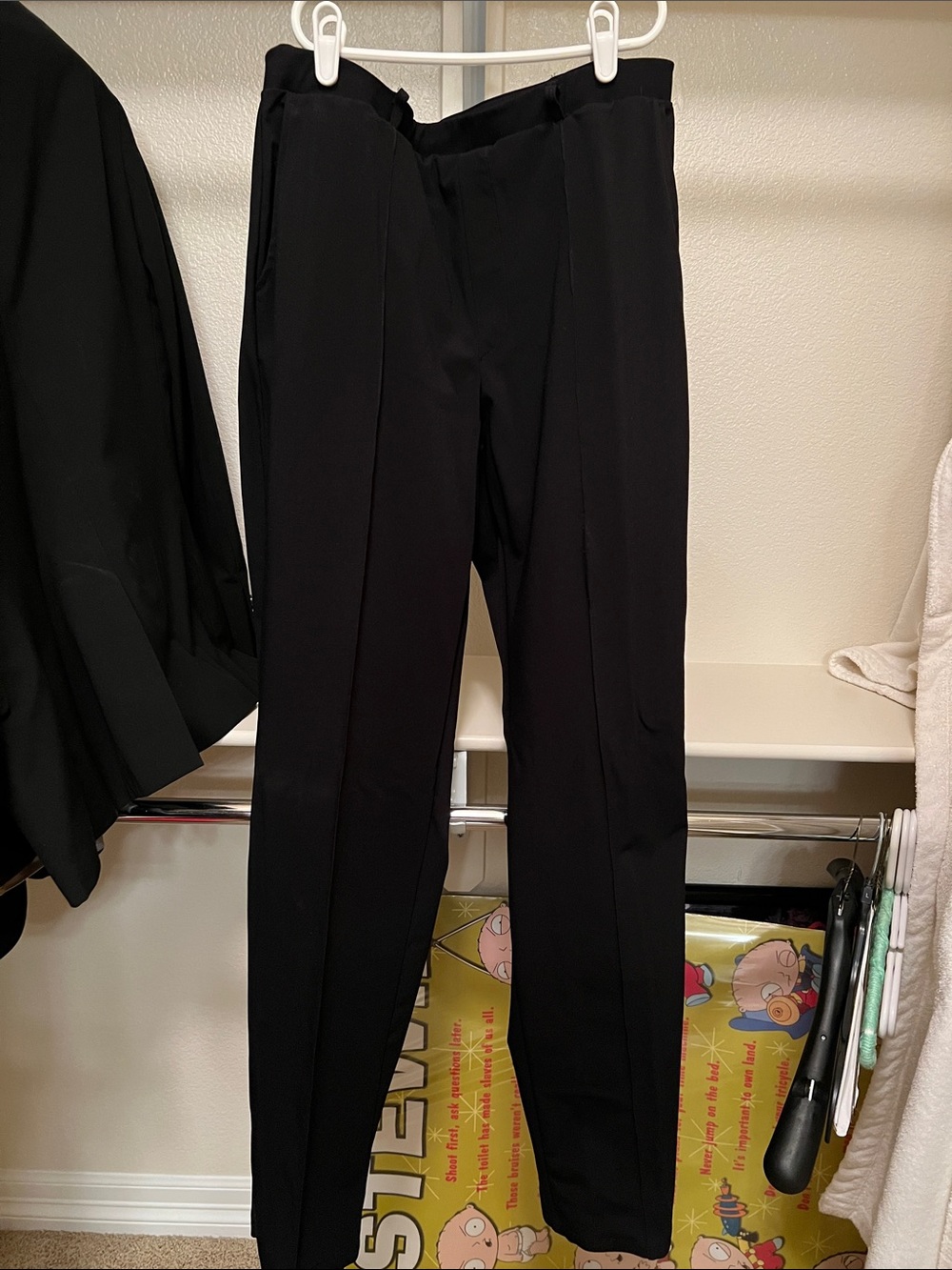 Body Wrappers Men’s Black Straight-Leg Dance Pants